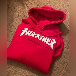 Thrasher Japan Style Lettering Skateboard Hoodie